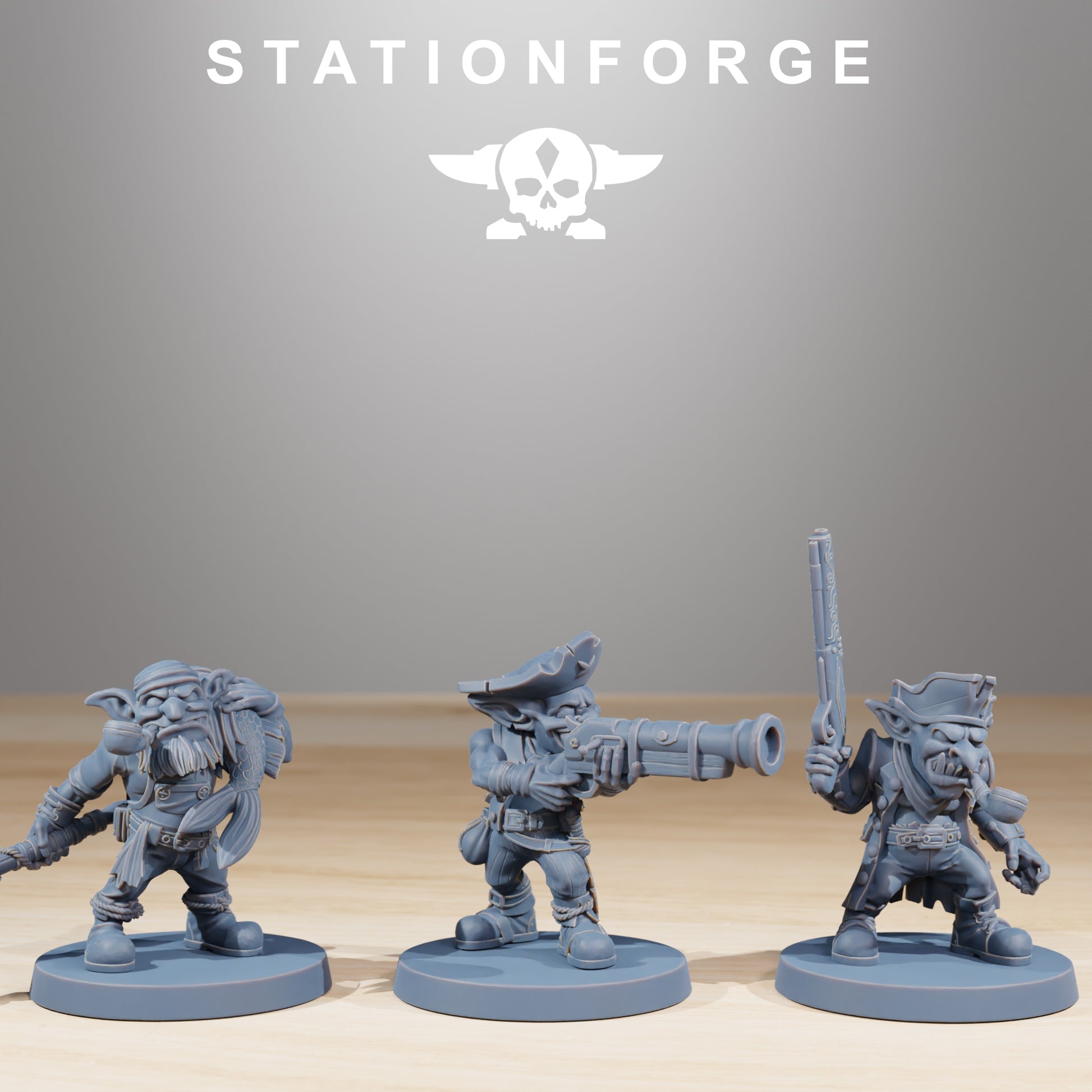 Produktfoto 28mm Tabletop Minis Stationforge: Gobs Pirates