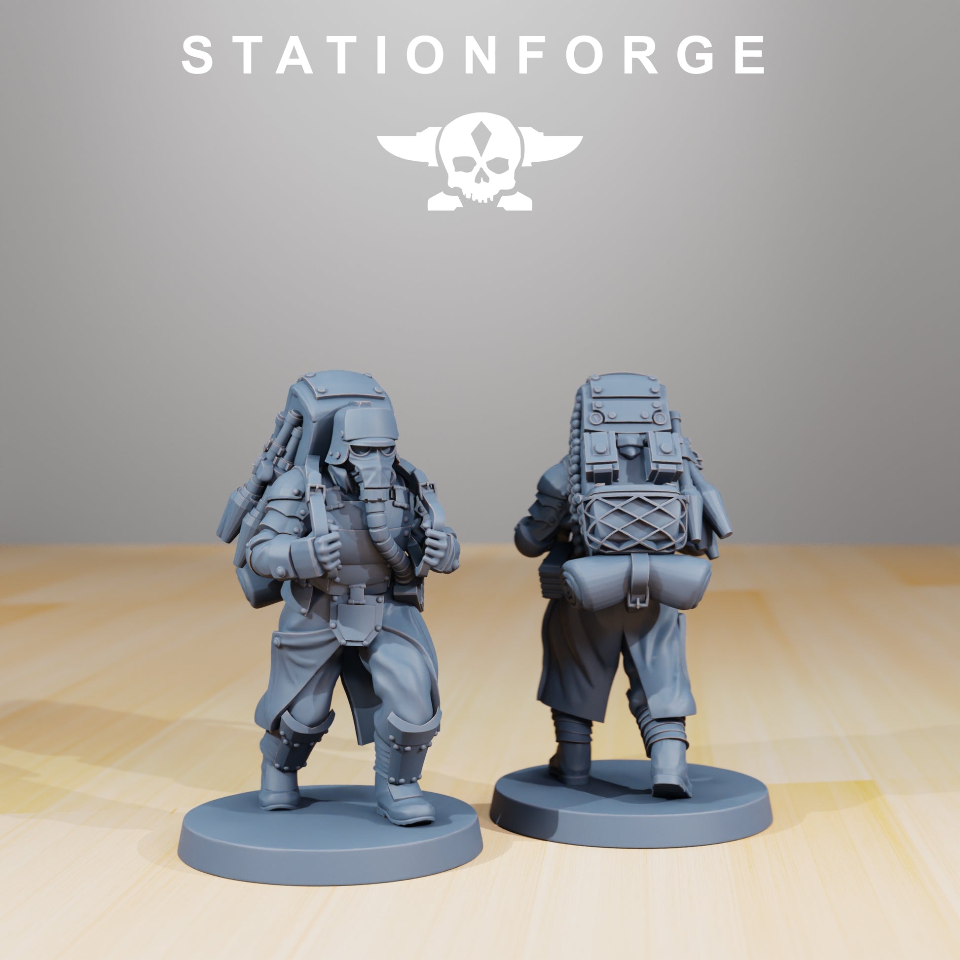 Produktfoto 28mm Tabletop Minis Stationforge: Armored Squad
