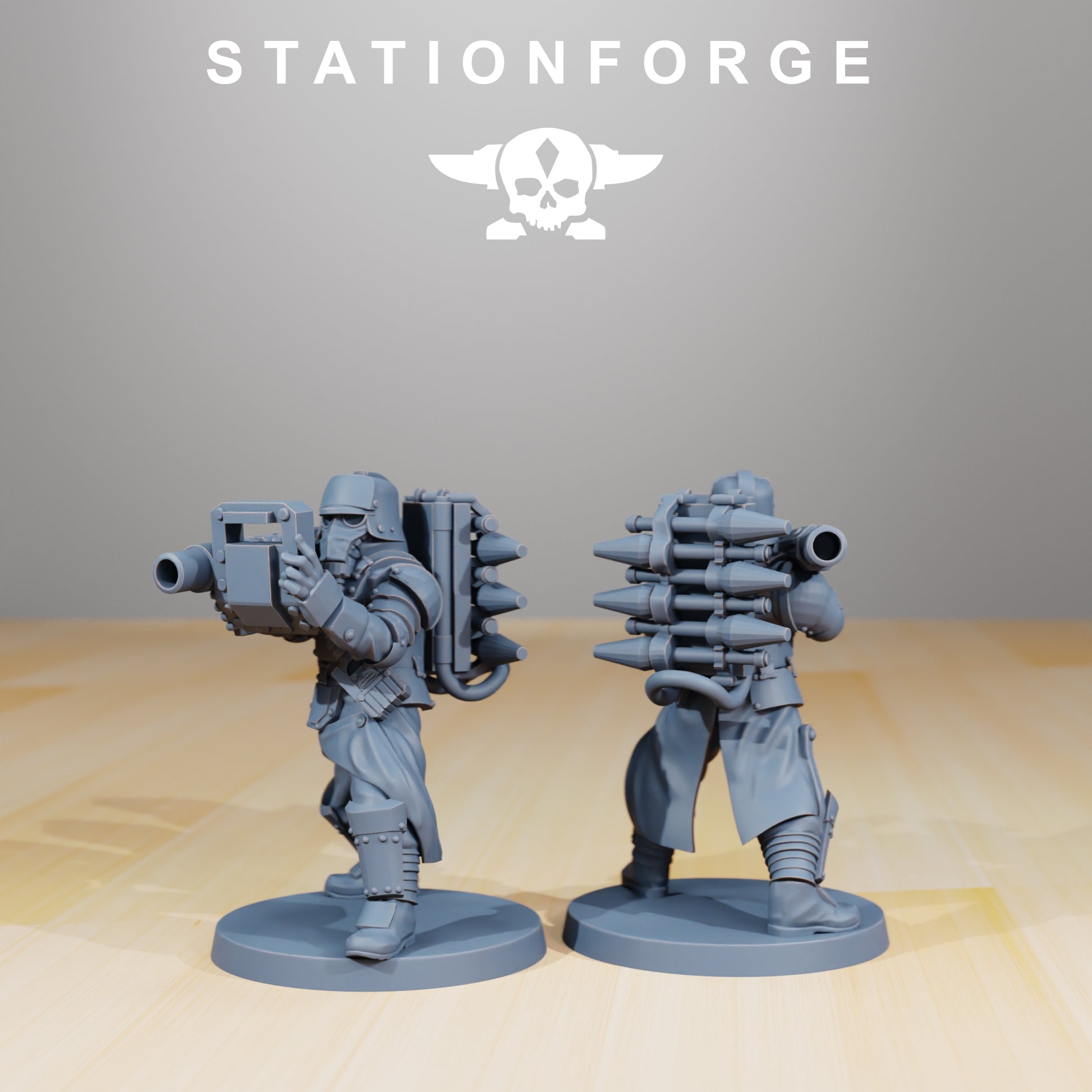 Produktfoto 28mm Tabletop Minis Stationforge: Armored Squad