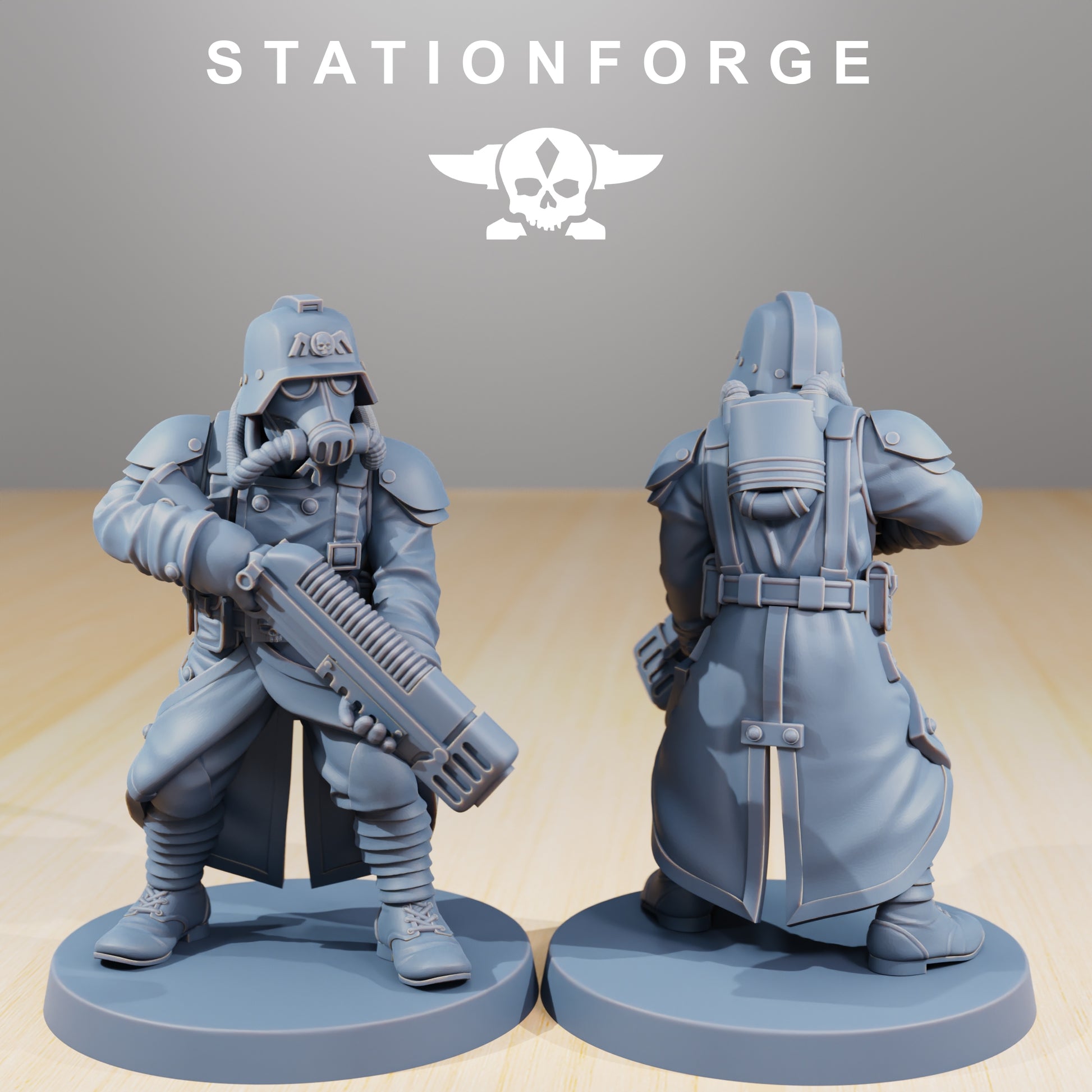 Produktfoto 28mm Tabletop Minis Stationforge: Command Force