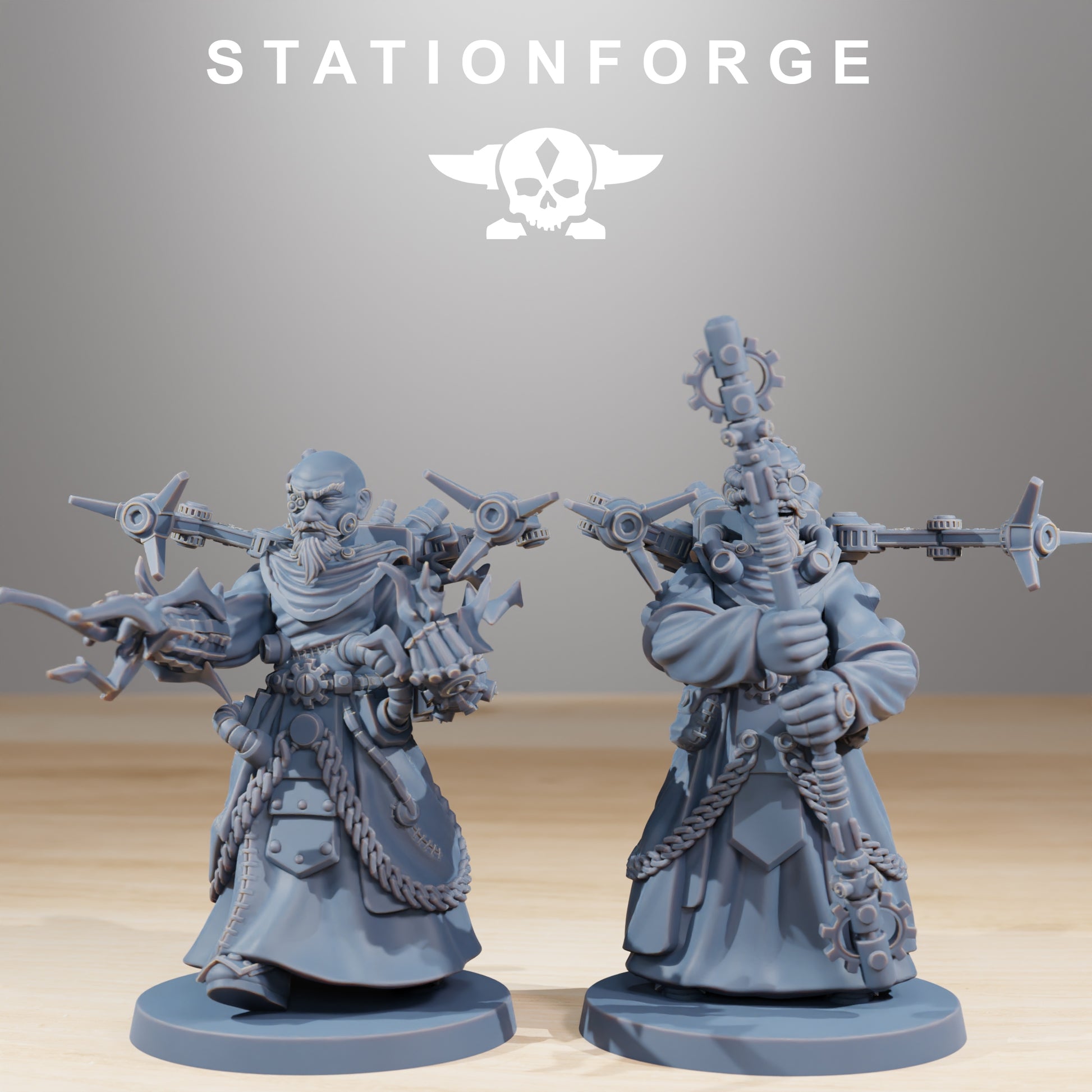 Produktfoto 28mm Tabletop Minis Stationforge: Forager Preachers