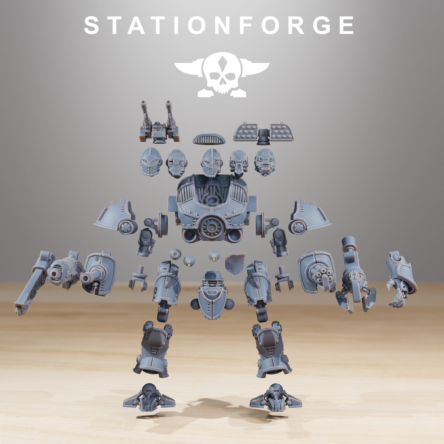 Produktfoto 28mm Tabletop Minis Stationforge: Defender MK2