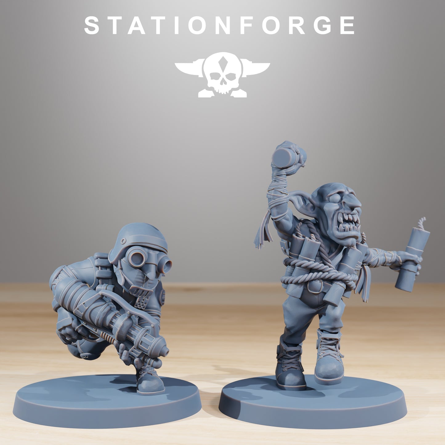 Produktfoto 28mm Tabletop Minis Stationforge: Skillers