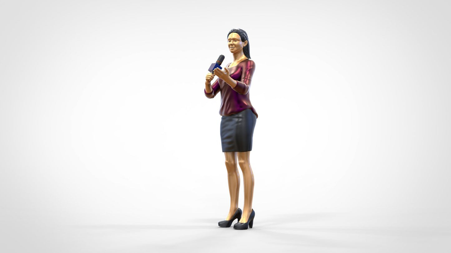 Produktfoto Diorama und Modellbau Miniatur Figur: Reporter Set, 6 Figuren
