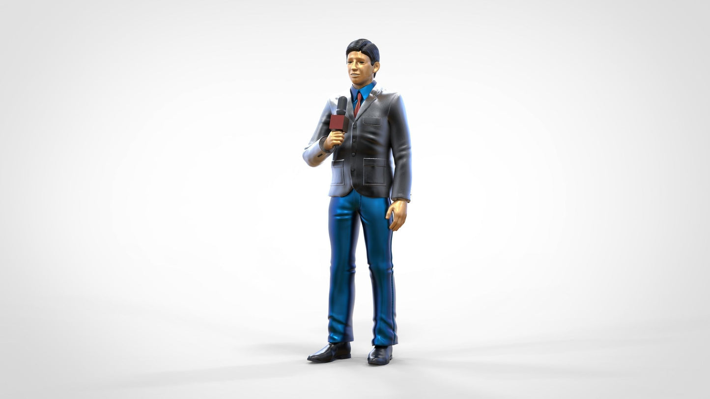 Produktfoto Diorama und Modellbau Miniatur Figur: Reporter Set, 6 Figuren