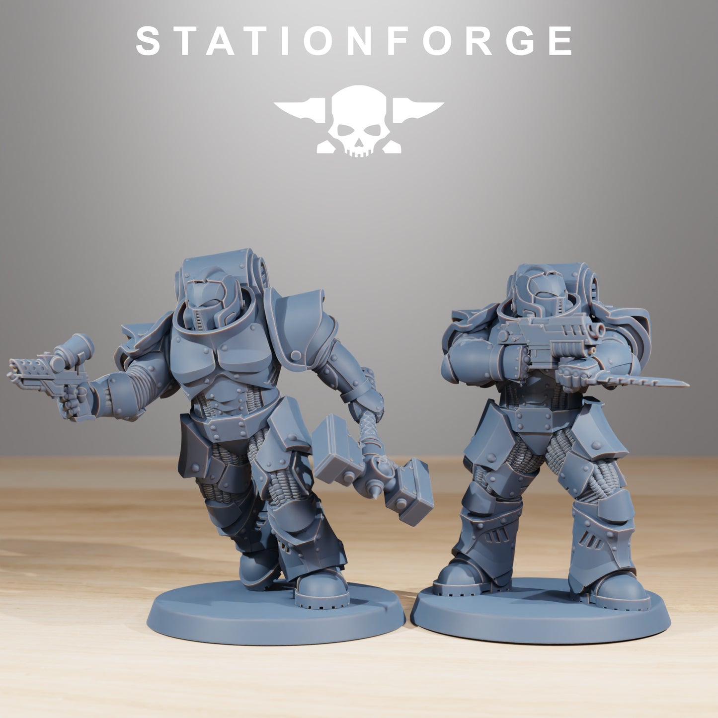 Produktfoto 28mm Tabletop Minis Stationforge: Melee Infantry