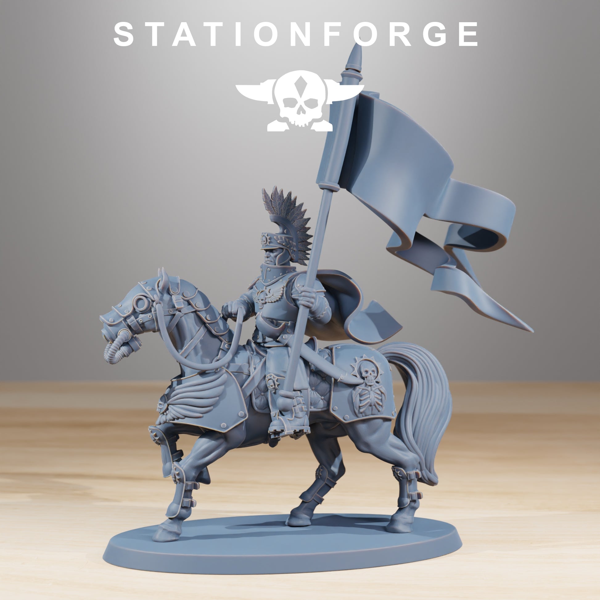 Produktfoto 28mm Tabletop Minis Stationforge: Cavalry Commanders