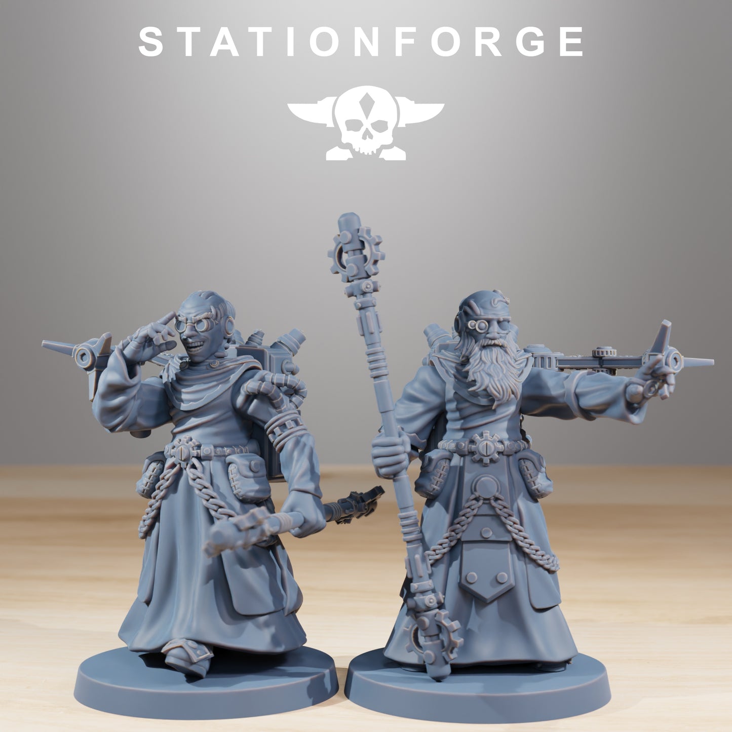 Produktfoto 28mm Tabletop Minis Stationforge: Forager Preachers