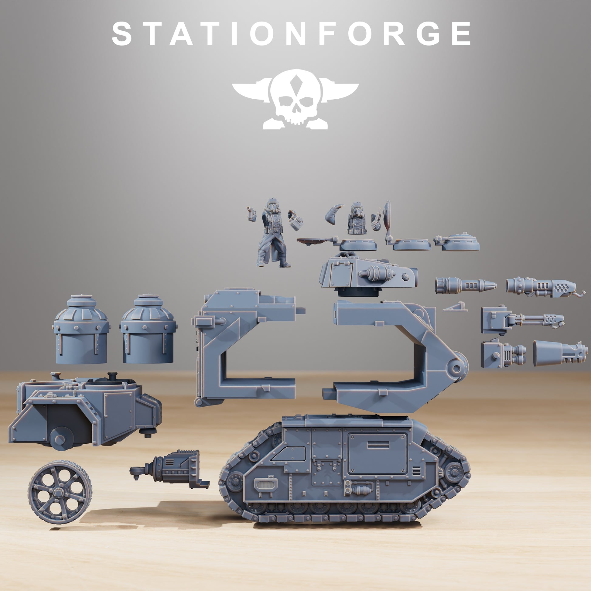 Produktfoto 28mm Tabletop Minis Stationforge: Flame Tank