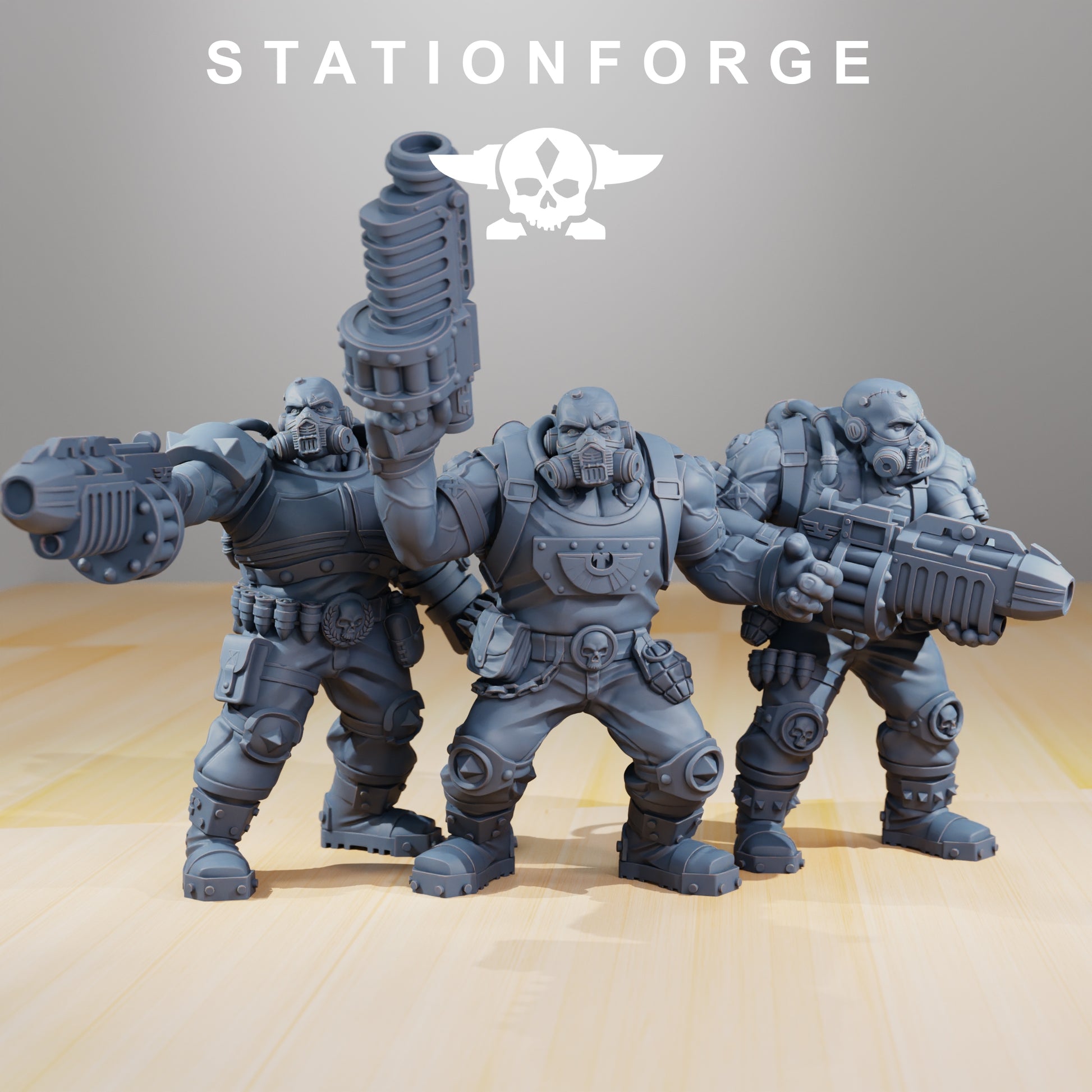 Produktfoto 28mm Tabletop Minis Stationforge: National Guard Guerrillas